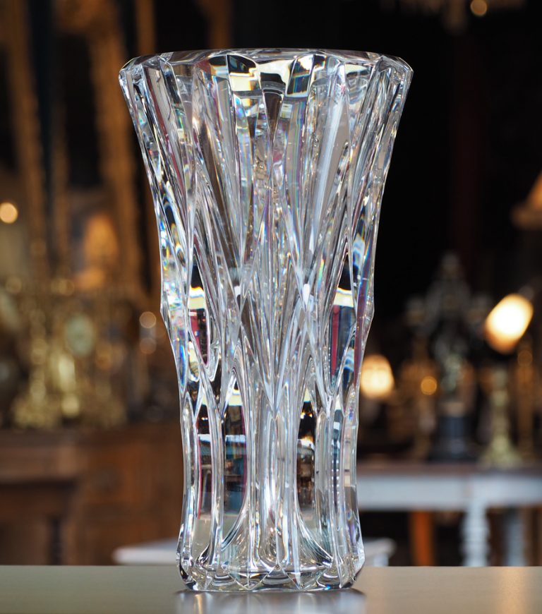 Grand Vase Cristal Baccarat Galerie Maxime Marché Vernaison