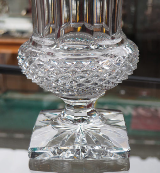Vase Cristal Saint Louis Versailles 25 cm Galerie Maxime Marché Vernaison