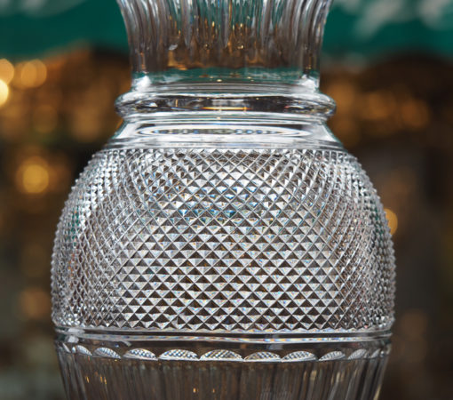 Vase Diamant Cristal Baccarat 50 cm Galerie Maxime Marché Vernaison