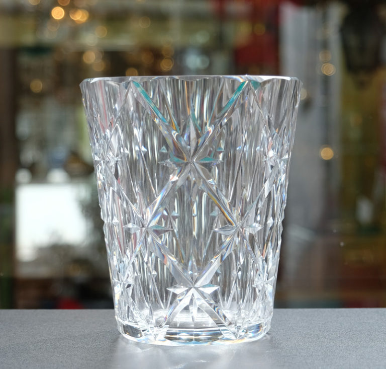Vase Cristal Baccarat 1950 Galerie Maxime Marché Vernaison Puces de