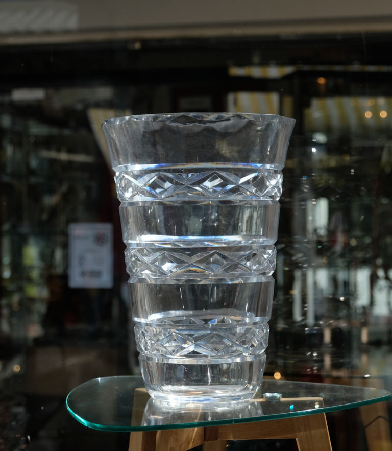 Huge Baccarat Crystal Vase Art Deco Cm Galerie Maxime Parisian Flea