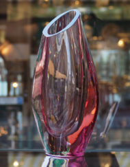 Vase Cristal Sevres Cameleon Galerie Maxime Marché Vernaison