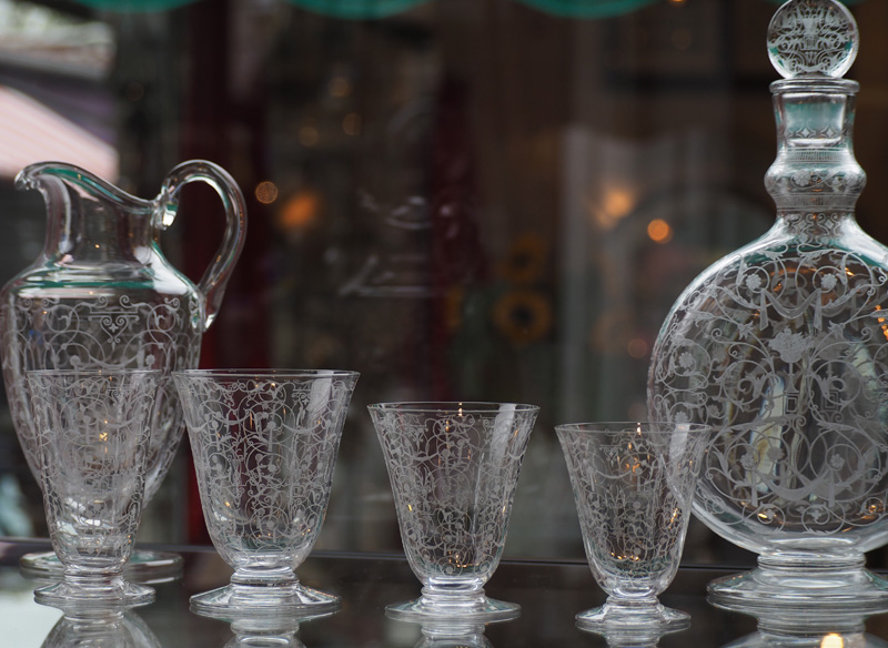 Ensemble de 12 verres en cristal de baccarat 1930 - Ressourcerie Histoires  Sans Fin