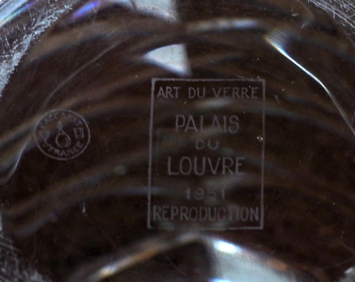 Vase Cristal Baccarat Musée du Louvre 1951 Galerie Maxime Marché Vernaison