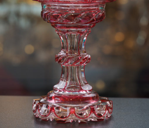 Coupe Vase Cristal Clichy Baccarat Galerie Maxime Marché Vernaison