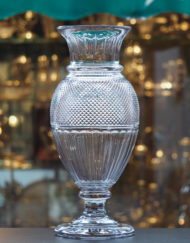 Vase Diamant Cristal Baccarat 50 cm Galerie Maxime Marché Vernaison